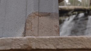 3D Three-story Stone Pagoda at Cheungwan Temple Site model