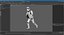 Star Wars Imperial Stormtrooper Running with Blaster 3D model