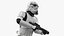 Star Wars Imperial Stormtrooper Running with Blaster 3D model
