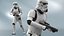 Star Wars Imperial Stormtrooper Running with Blaster 3D model