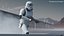 Star Wars Imperial Stormtrooper Running with Blaster 3D model