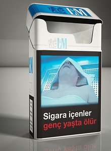 cigarette pack stick 3d 3ds