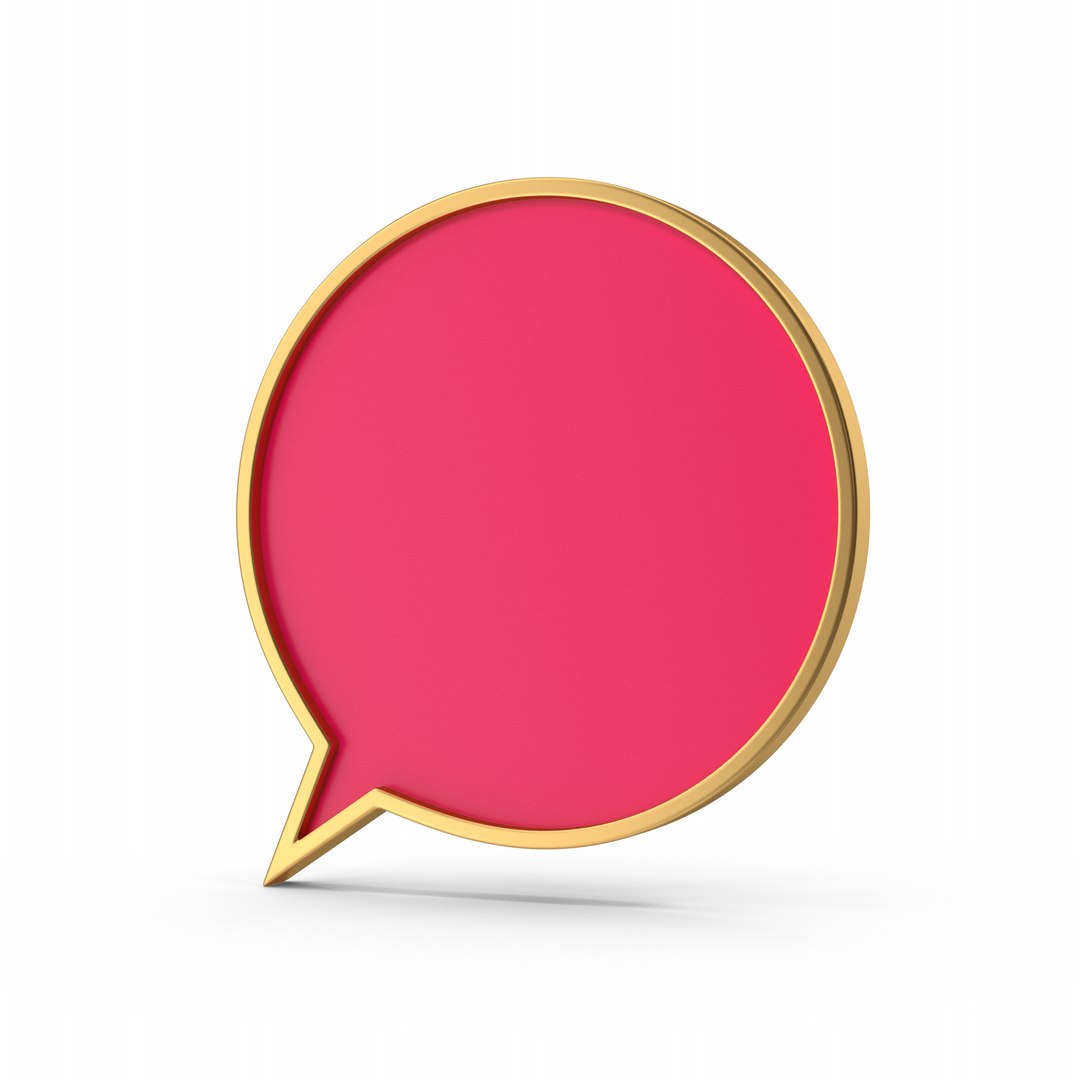 Speech Bubble Symbol model https://p.turbosquid.com/ts-thumb/1T/D8Ee92/cX/speechbubblesymbol.i02.2k/png/1731146967/1920x1080/fit_q87/1e3695794df2352895a32e4a210c5af2673fb624/speechbubblesymbol.i02.2k.jpg