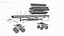 Low Side Freight Wagon Car