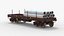 Low Side Freight Wagon Car