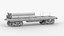 Low Side Freight Wagon Car