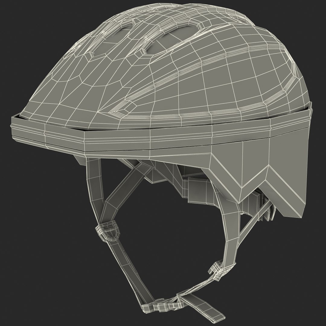 infant bike helmet giro 3d model