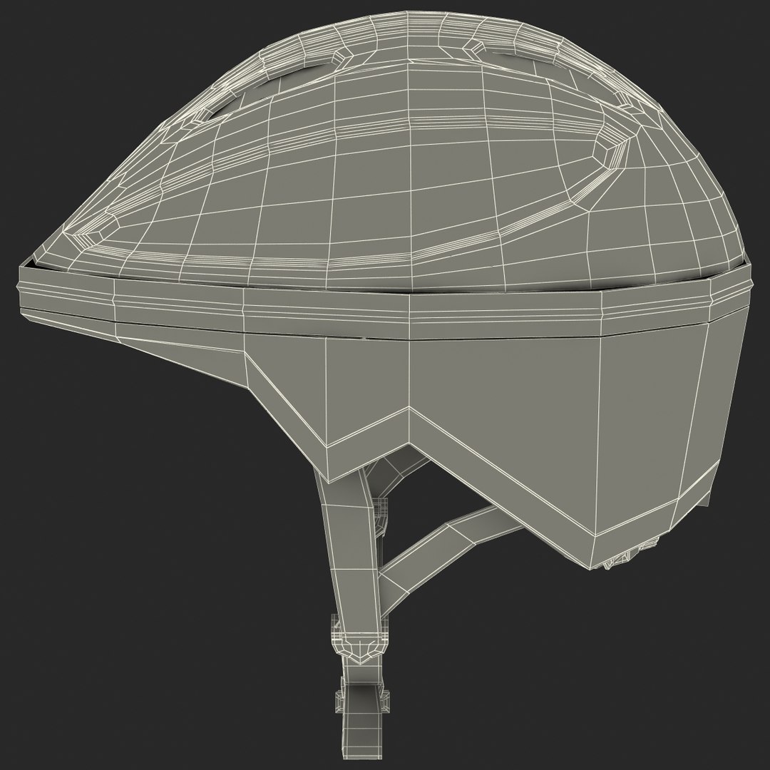 infant bike helmet giro 3d model