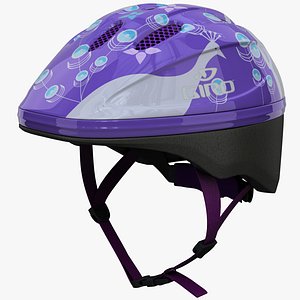 infant bike helmet giro 3d model