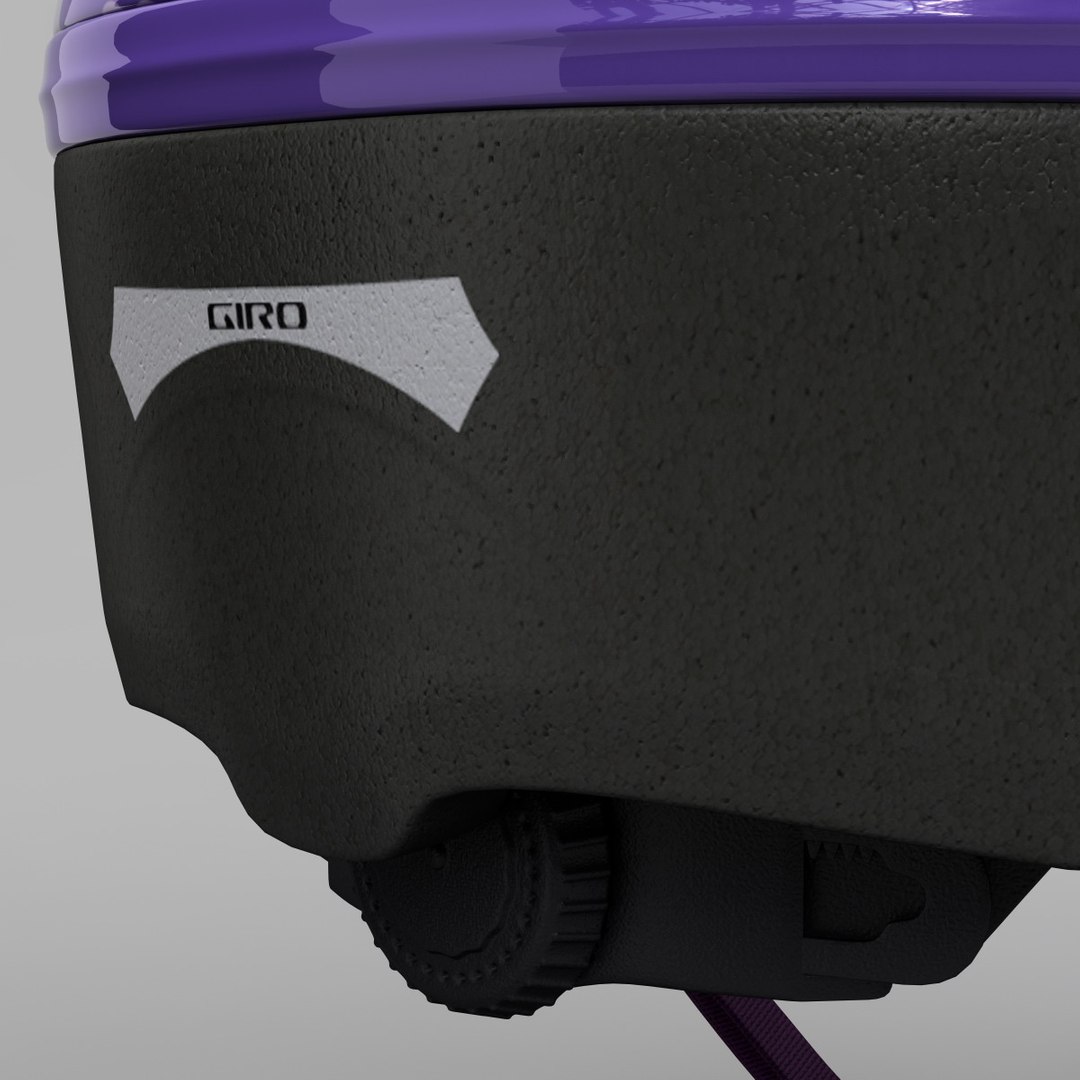 infant bike helmet giro 3d model