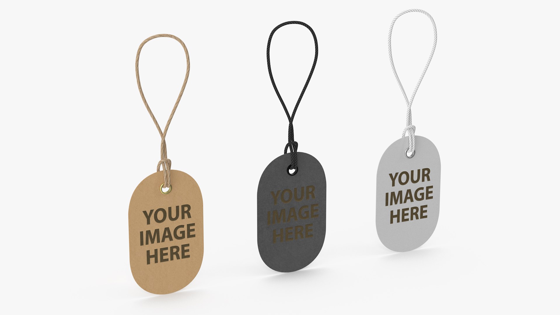 Label Tag Ellipse Your Image model - TurboSquid 1941999