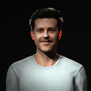 3D Jason Sudeikis 3D Model - Hyper Realistic - Low Poly 3D model