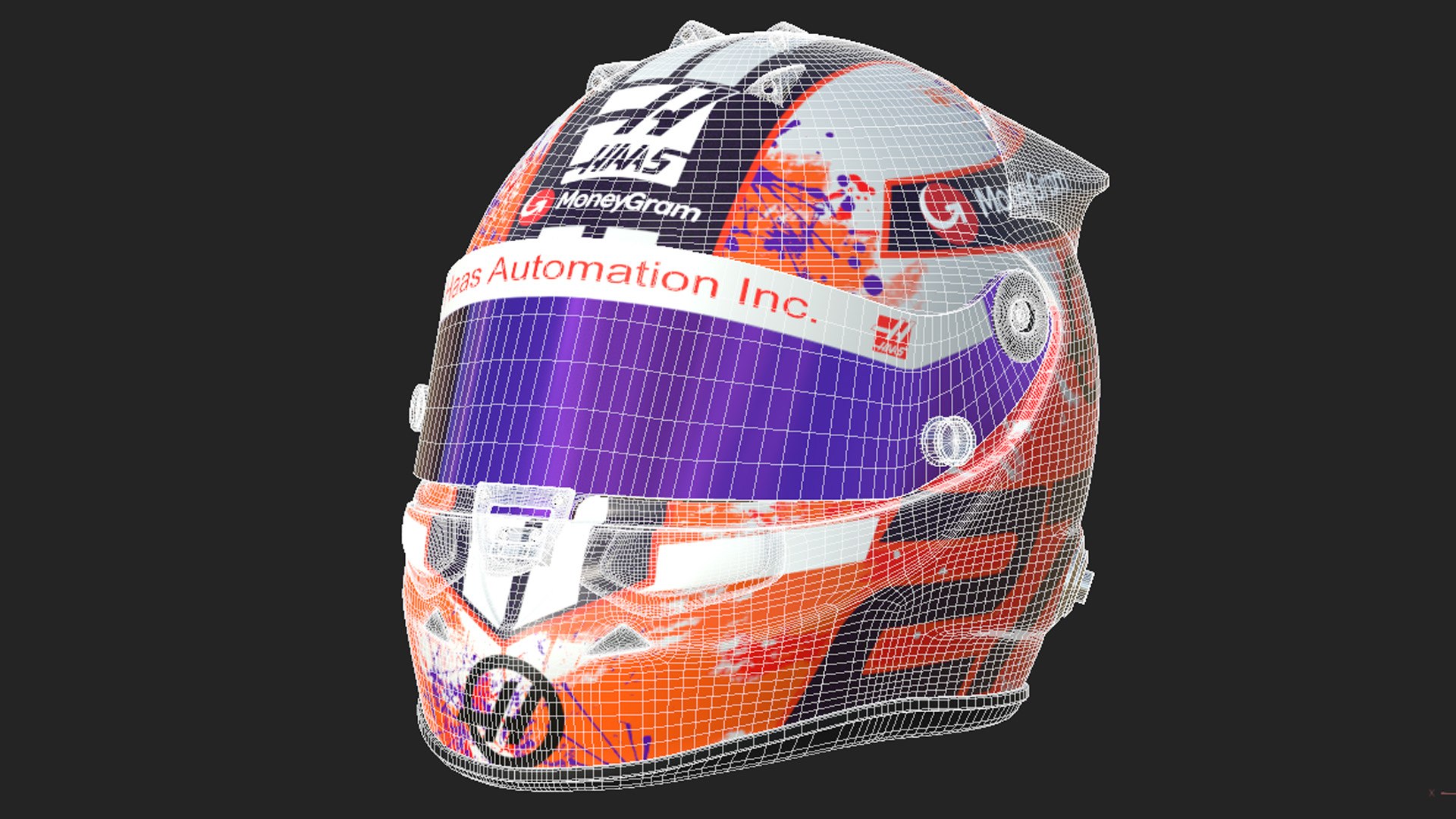 F1 Nico Hulkenberg Helmet 2023 3D Model - TurboSquid 2128928