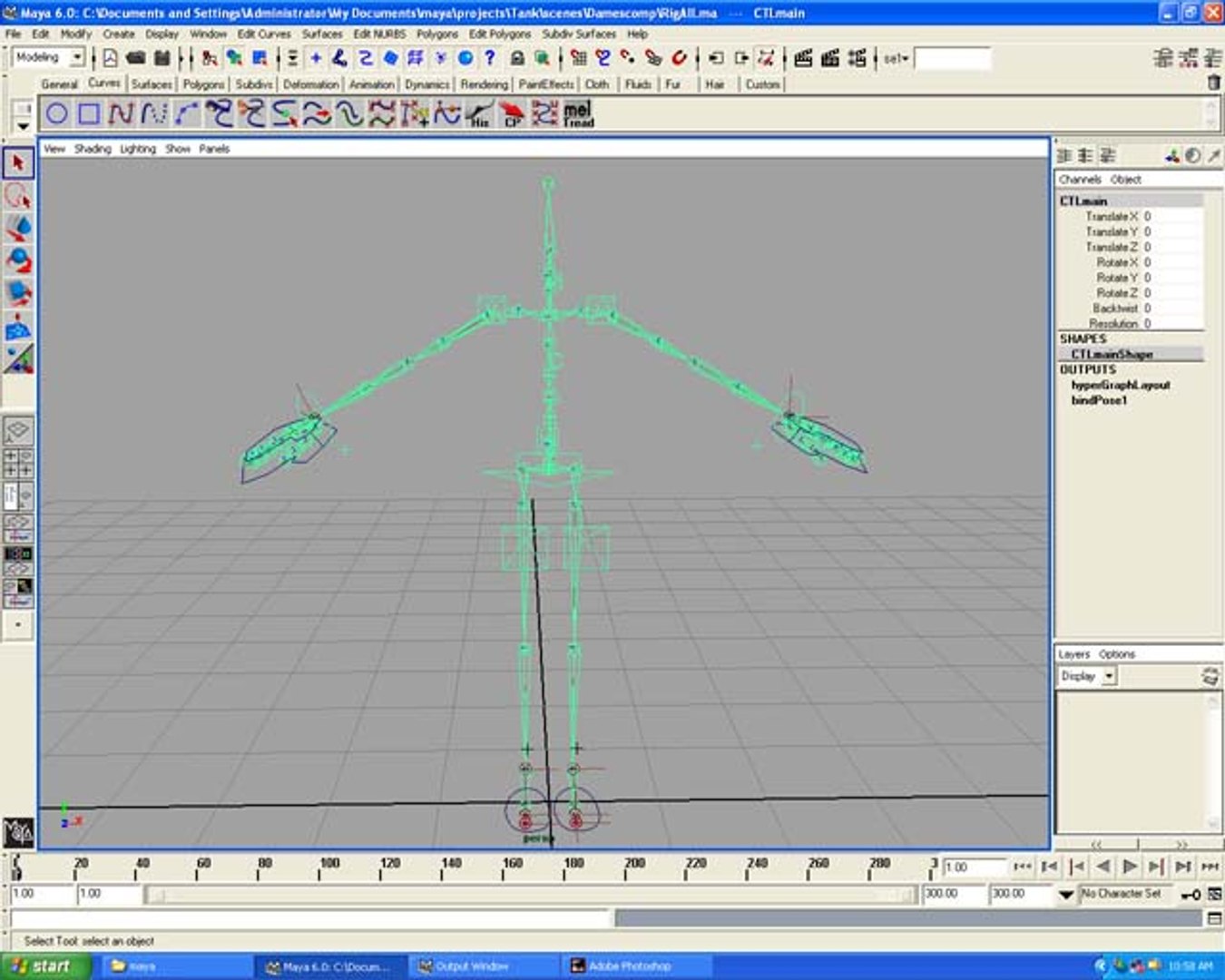 Animation Rig Fk Ik 3d Model