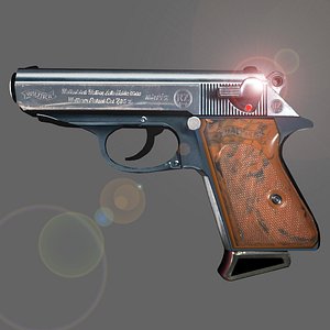 walther ppk 3D model