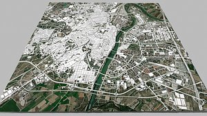 Cityscape Zaragoza Spain