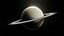 逼真的土星 8k 纹理 3D 模型