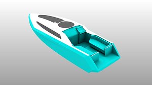 Sifi ship Anime ship Fictional boat POV boat 3D model