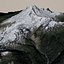 Mappa in rilievo del vulcano Mount Baker Washington