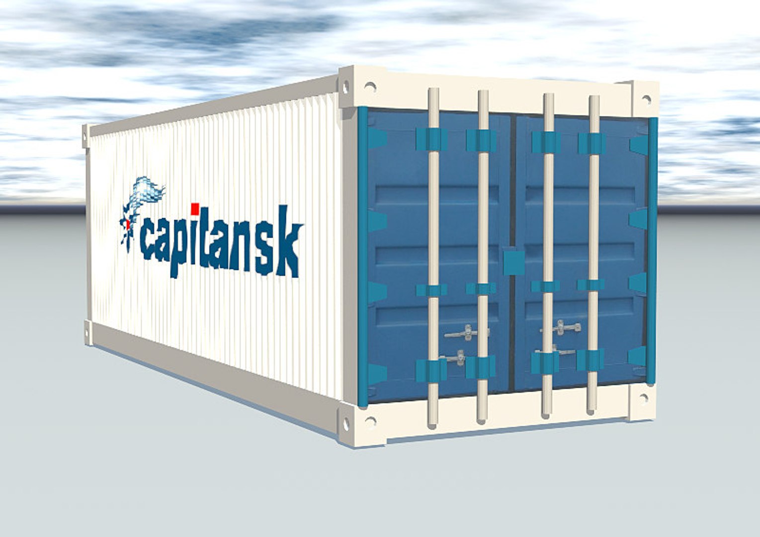 3d Model Of Sea Container