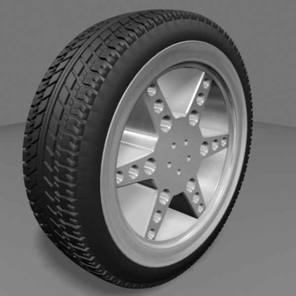 3D модель Автомобильное колесо - TurboSquid 517382