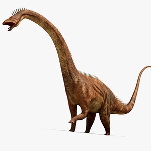 Diplodocus Dinosaur (Rigged)