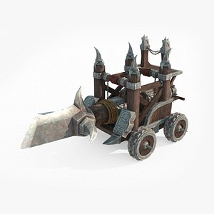 3D Ancient Siege Vehicle model