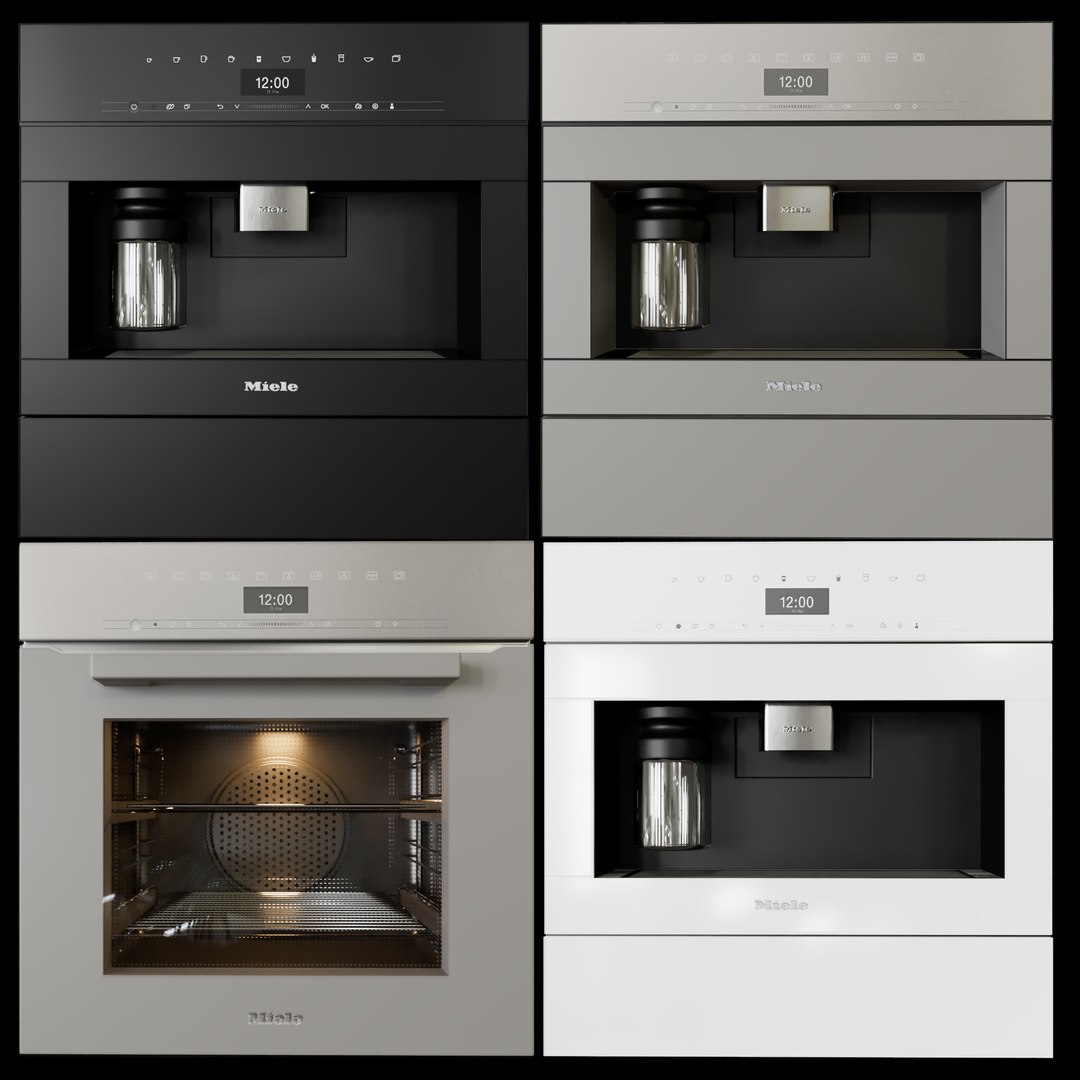 Miele Cooking Appliances Collection Model - TurboSquid 1821541