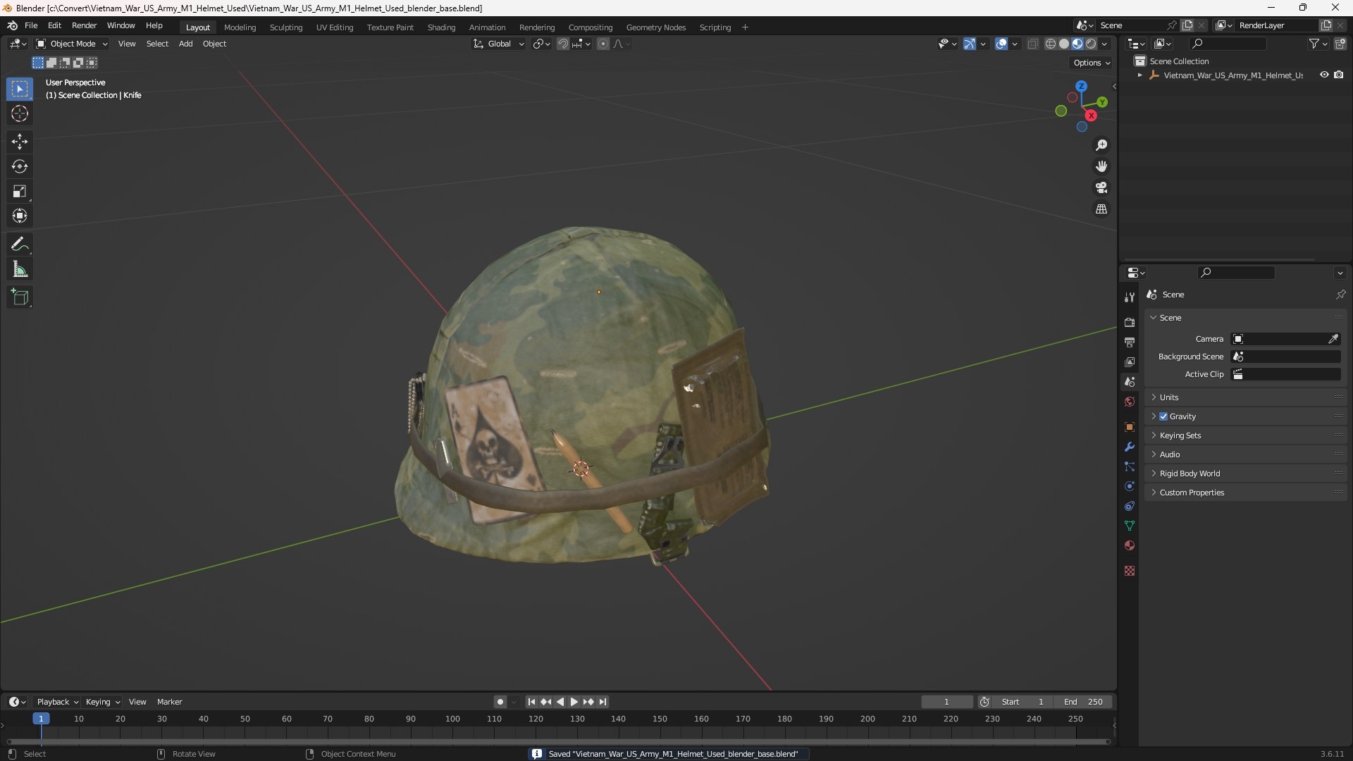 Vietnam War US Army M1 Helmet Used 3D model https://p.turbosquid.com/ts-thumb/1T/s84Uhy/ST/vietnam_war_us_army_m1_helmet_used_1001/jpg/1768579427/1920x1080/fit_q87/4098a217f30665b0da96bcd934b0d4c0786d0678/vietnam_war_us_army_m1_helmet_used_1001.jpg