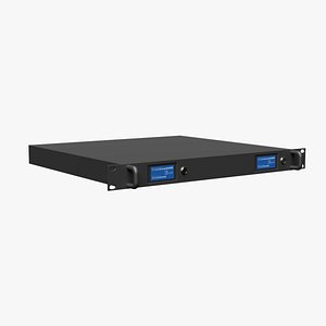 3D basic 19-inch 1u rack