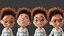 Niño de dibujos animados manipulado