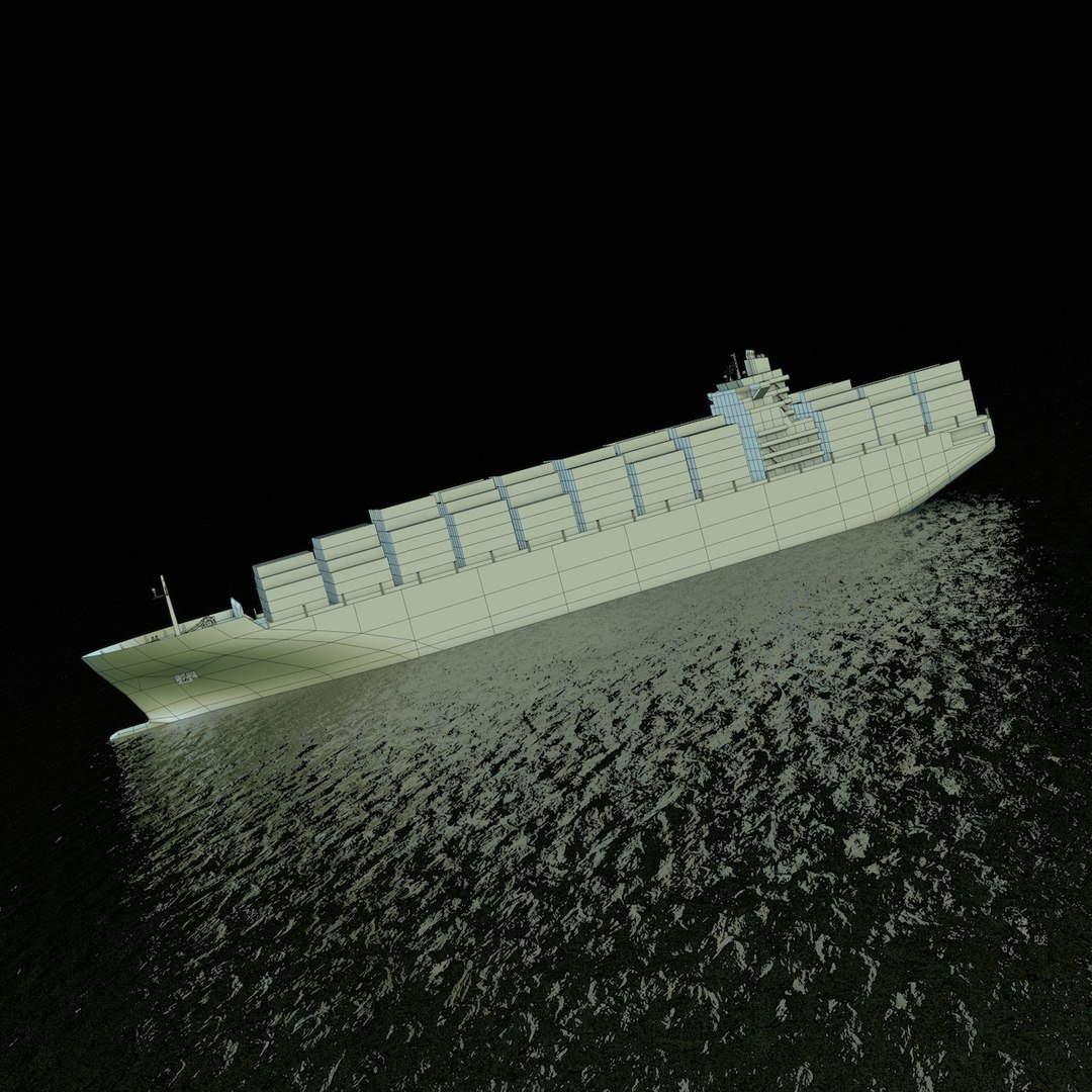 3D Cargo Ship Cosco Model - TurboSquid 1153525