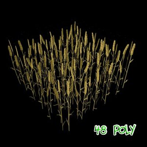 3ds max wheat field