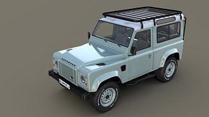 1985 Land Rover Defender 90 with interior ver 7