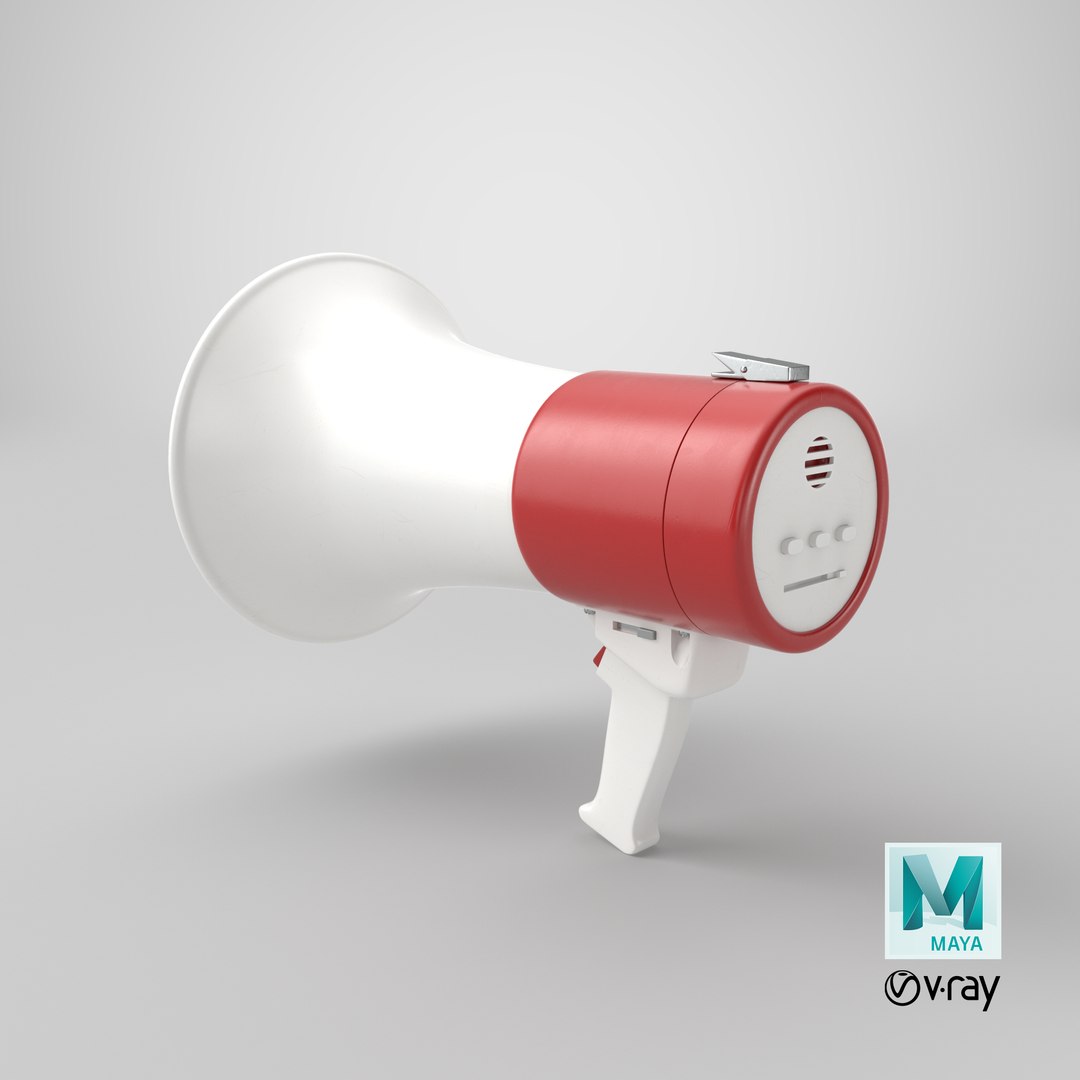 3d megaphone 1 model https://p.turbosquid.com/ts-thumb/1U/2PT7z9/38z8FHjE/stemcell_maya_vray_render/png/1590197678/1920x1080/fit_q87/1a11d03b947e18736689020f498192c07df6eecb/stemcell_maya_vray_render.jpg