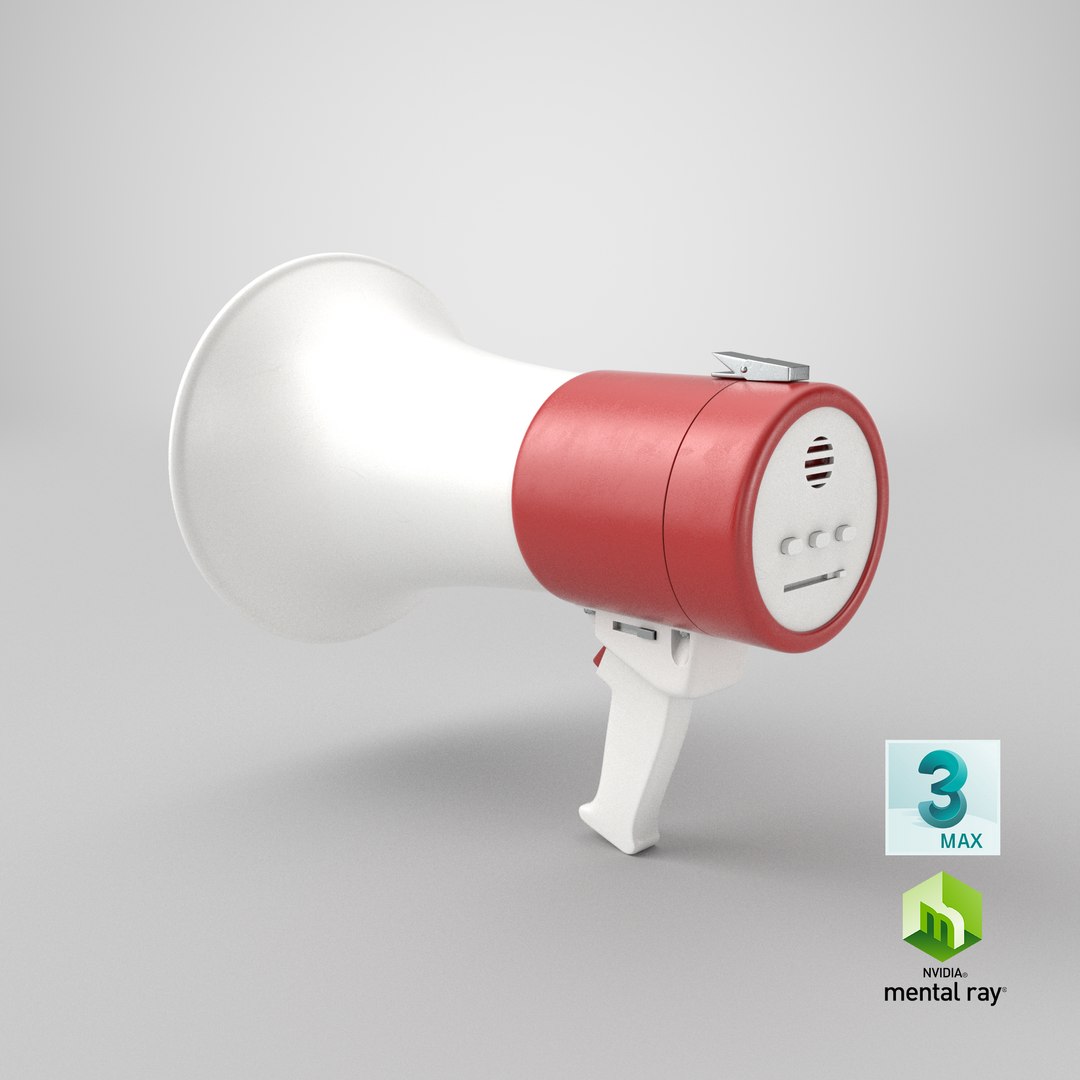 3d megaphone 1 model https://p.turbosquid.com/ts-thumb/1U/2PT7z9/E65LkEQU/stemcell_max_mental_ray_render/png/1590197665/1920x1080/fit_q87/3f669215d6d9e069310b9cef44cacd4c494575bb/stemcell_max_mental_ray_render.jpg