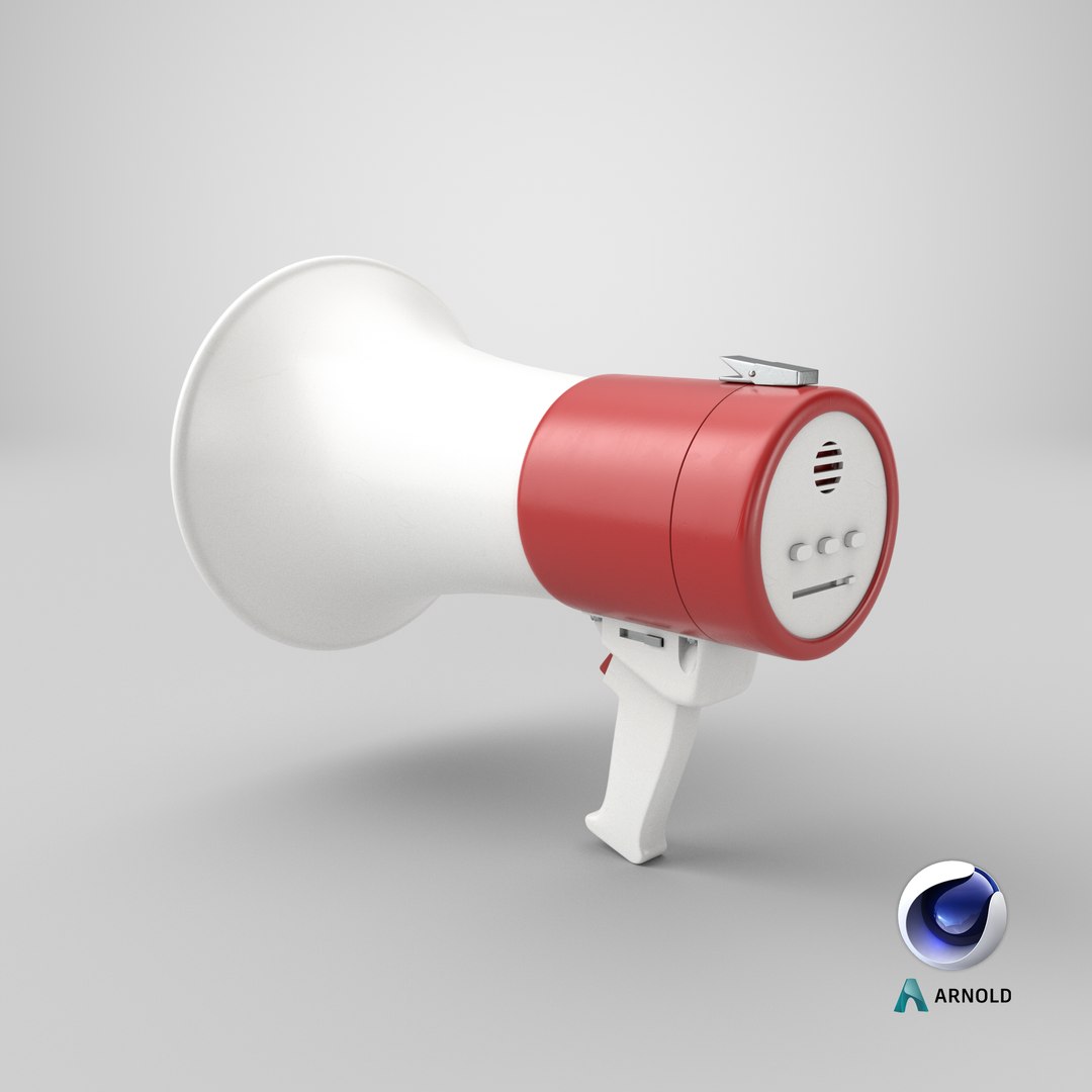 3d megaphone 1 model https://p.turbosquid.com/ts-thumb/1U/2PT7z9/g5aV0nEM/stemcell_cinema_4d_arnold_render/png/1590197652/1920x1080/fit_q87/c6fa5384fa47d9fcdc15b5907fa6613af4354c14/stemcell_cinema_4d_arnold_render.jpg