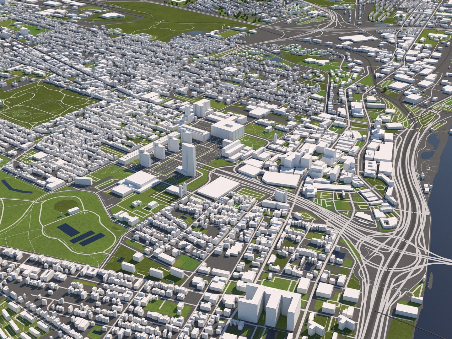 3D Buildings Houses Maps - TurboSquid 1614454