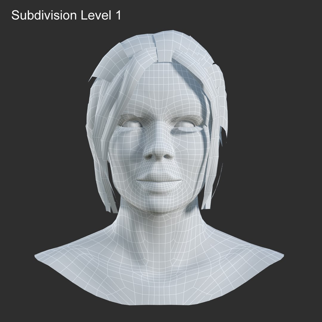 Human Head 3d 3ds