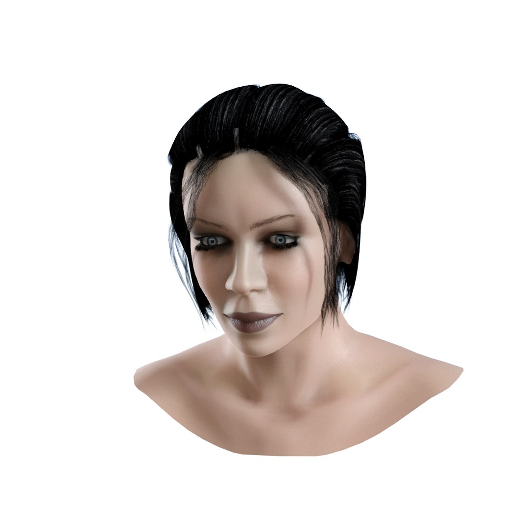 Human Head 3d 3ds