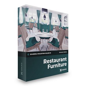 restaurant furniture corona 3D