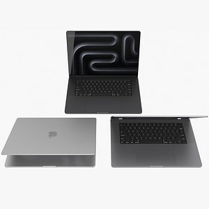 Apple MacBook Pro 16 M3 2023 All Colors Rigged