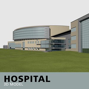 hospital glass brick model