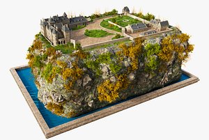 3D Walzin Castle model