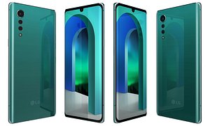 lg velvet aurora green 3D model