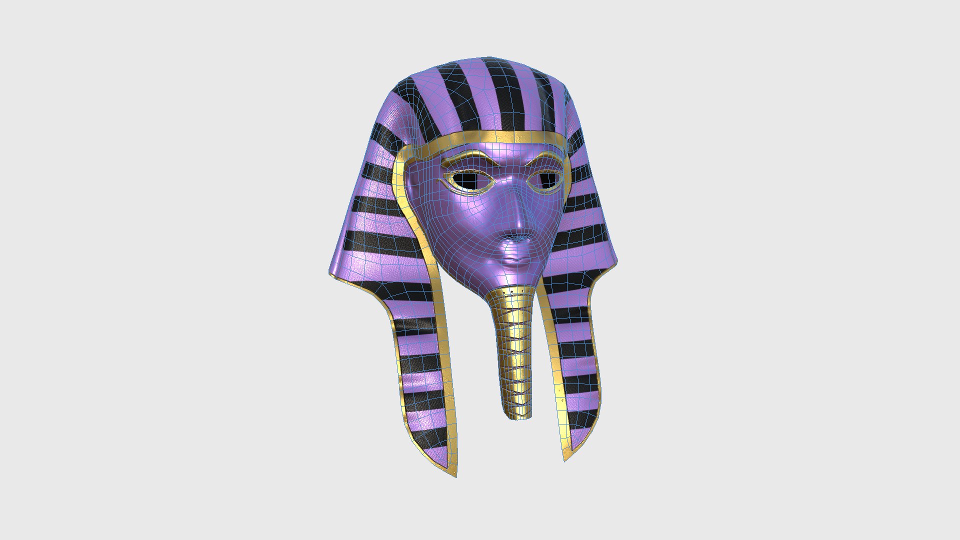 Amun Mask A09 - Egyptian Gods Character Clothing 3D Model - TurboSquid ...