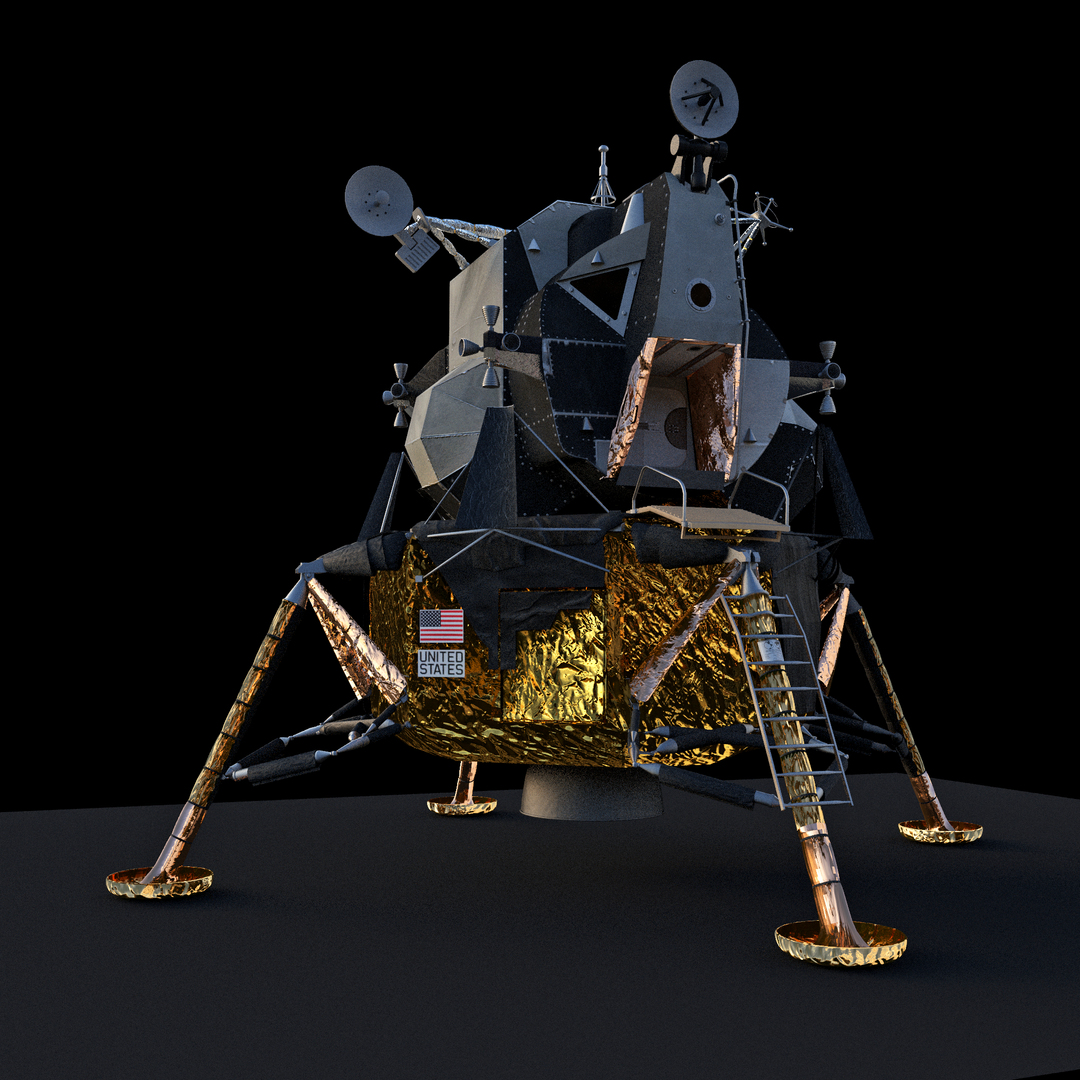 Lunar module apollo 11 3D model - TurboSquid 1195735