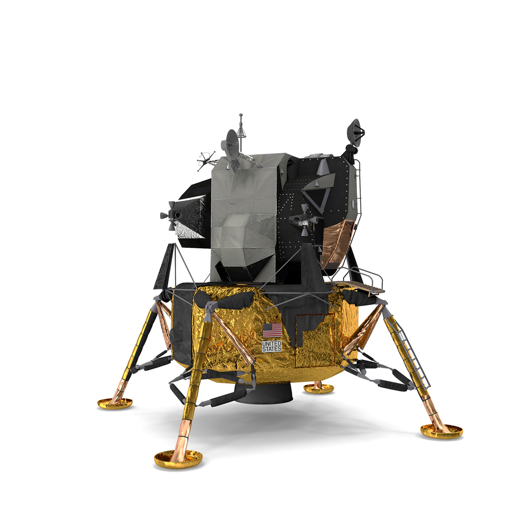 Lunar module apollo 11 3D model - TurboSquid 1195735