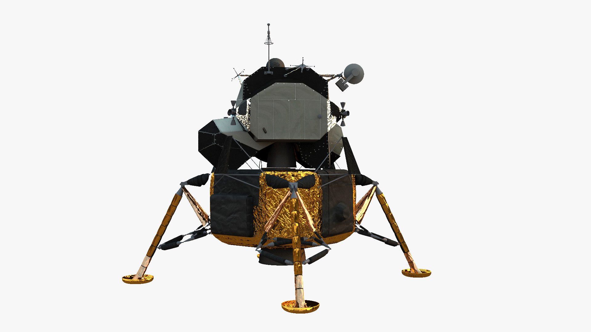 Lunar module apollo 11 3D model - TurboSquid 1195735