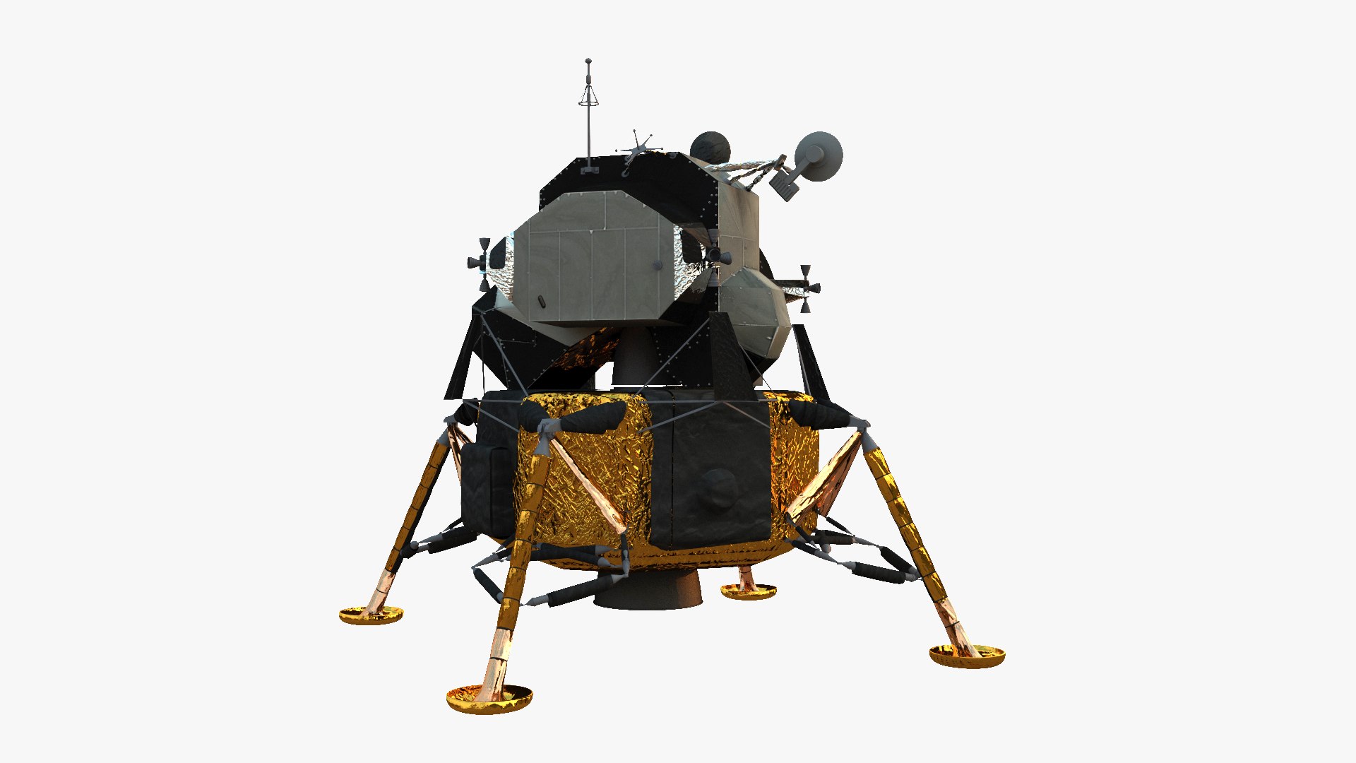 Lunar module apollo 11 3D model - TurboSquid 1195735